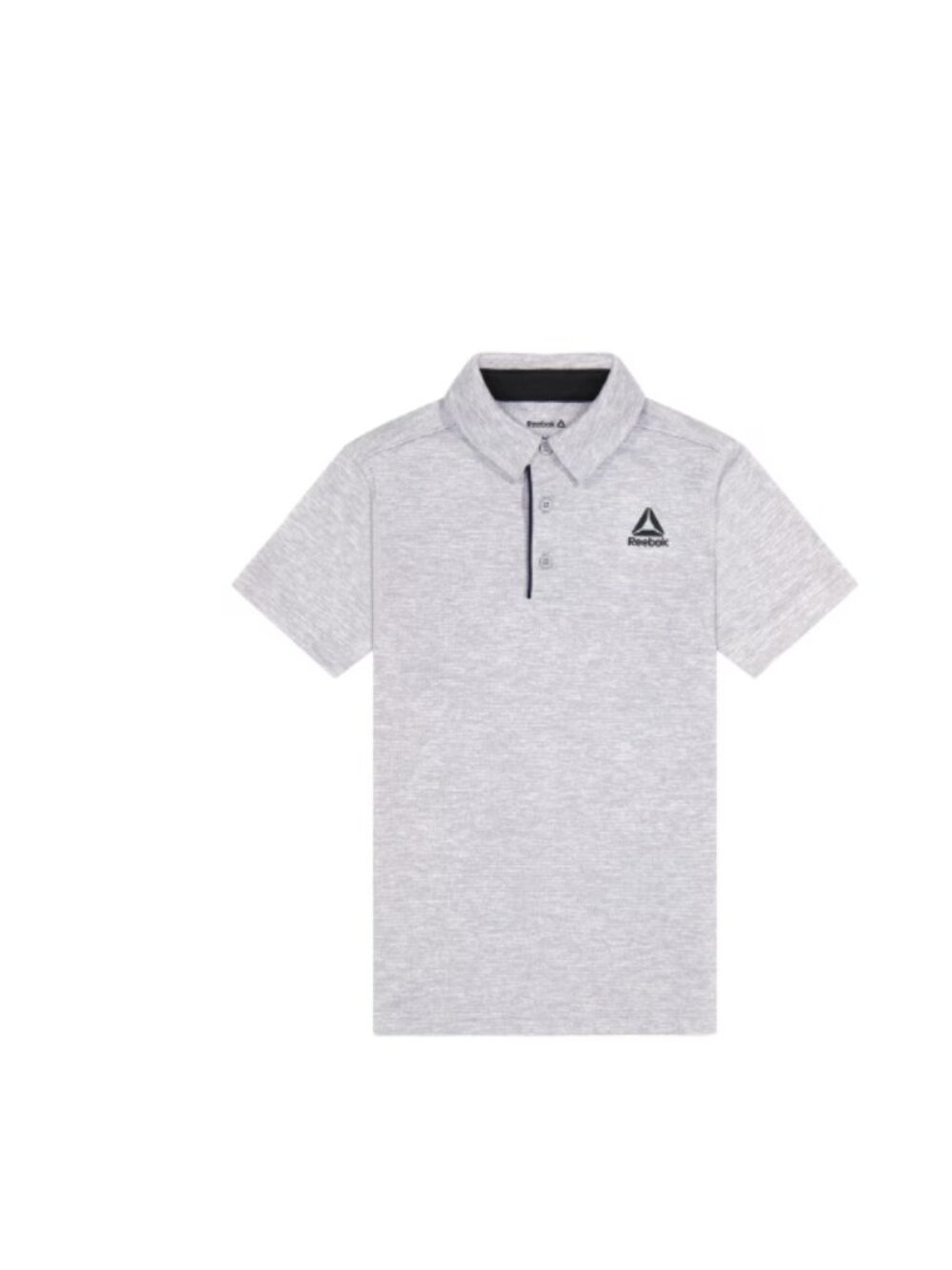 Reebok Boy's Ace Performance Polo Shirt — Sleet Heather